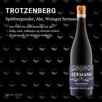 2023 Trotzenberg Spätburgunder, Weingut Sermann, Ahr, Tyskland